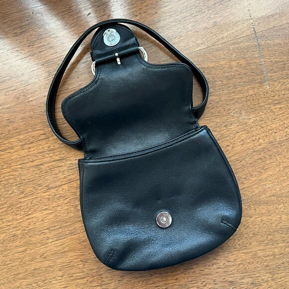 Cole Haan Little Black Leather Purse - Picture 6 of 10
